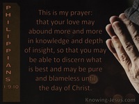 Knowing the Lord
